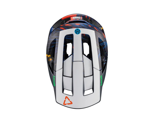 Leatt AllMTN 4.0 V24 Шолом MTB Джунглі L (59-63 см) Синій/Білий