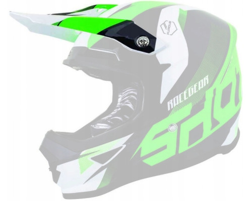 Shot Racing Furious Ultimate Пік для шолома Неон Зелений Fluo