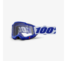 100 PROCENT, Accuri 2, мотоОкуляри , прозора лінза, синій/білий