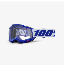 100 PROCENT, Accuri 2, мотоОкуляри , прозора лінза, синій/білий