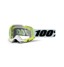 100 PROCENT Accuri 2 Dunder МотоОкуляри  Прозора Лінза Білий/Чорний/Зелений