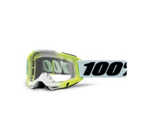 100 PROCENT Accuri 2 Dunder МотоОкуляри  Прозора Лінза Білий/Чорний/Зелений