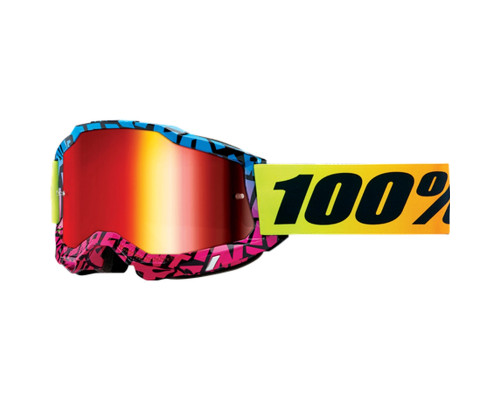 100 PROCENT Accuri 2 KB43 Ken Block Edition Окуляри Дзеркальна червона лінза Синій/Рожевий/Жовтий