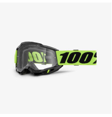 100 PROCENT Accuri 2 МотоОкуляри  Clear Lens Жовтий Fluo/Чорний