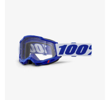 100 PROCENT Accuri 2 OTG МотоОкуляри  Прозора Лінза Синій/Білий