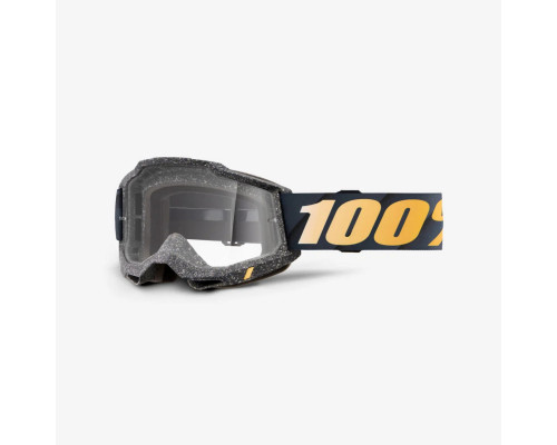 100 PROCENT Accuri 2 Окуляри Прозора Лінза Чорний/Жовтий