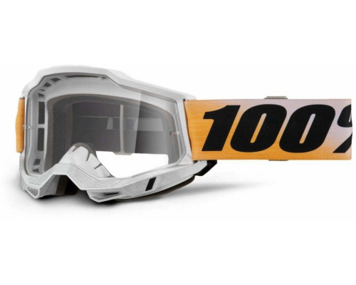 100 PROCENT Accuri 2 Окуляри Прозора Лінза Білий/Чорний/Жовтий