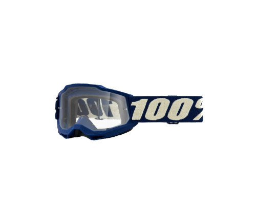 100 PROCENT Accuri 2 Youth Junior МотоОкуляри Прозора Лінза Глибокий Синій/Білий