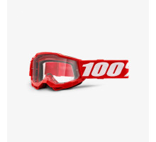100 PROCENT Accuri 2 Youth Junior Мотокросові Окуляри  Прозора Лінза Червоний/Білий