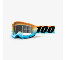 100 PROCENT Accuri 2 Youth Junior Мотокросові Окуляри  Прозора Лінза Небесний/Помаранчевий/Чорний