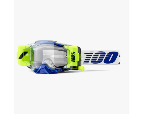 100 PROCENT Armega Forecast Окуляри Roll-Off Синій/Білий/Жовтий Fluo