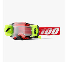 100 PROCENT Armega Forecast Окуляри Roll-Off Червоний/Білий/Жовтий Fluo