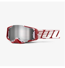 100 PROCENT Armega Окуляри Oversized Flash Silver Lens Червоний/Білий/Сірий