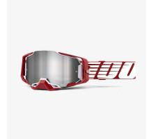 100 PROCENT Armega Окуляри Oversized Flash Silver Lens Червоний/Білий/Сірий