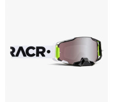 100 PROCENT Armega Окуляри Hyper Silver Mirror Lens Чорний/Білий Сіре Дзеркало