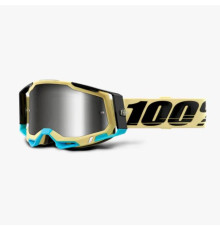 100 PROCENT Racecraft 2 Airblast Мотокросові Окуляри  Дзеркальні срібні лінзи Коричневий/Чорний