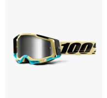 100 PROCENT Racecraft 2 Airblast Мотокросові Окуляри  Дзеркальні срібні лінзи Коричневий/Чорний