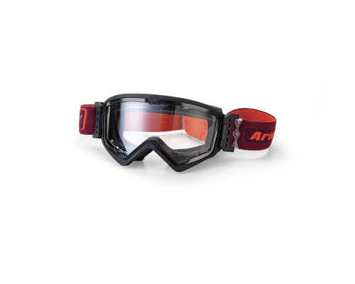 Ariete Mudmax Окуляри Anti Fog Anti Scratch UV 3-шарова піна Чорний/Червоний