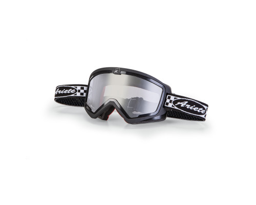 Ariete Mudmax Racer Гогли Anti Fog Anti Scratch UV Roll-Off Ready 3-шарова губка Чорний