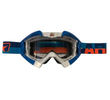 Ariete Riding Crows Окуляри Anti Fog Anti Scratch UV Roll-Off Ready 2-Шарова Губка Білий/Синій/Помаранчевий