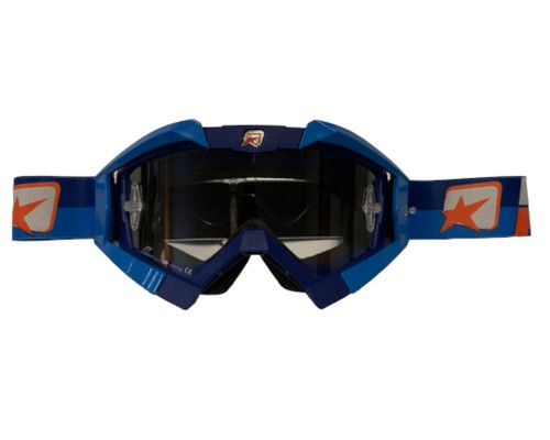 Ariete Riding Crows Окуляри Anti Fog Anti Scratch UV Roll-Off Ready 2-Шарова Губка Синій/Помаранчевий