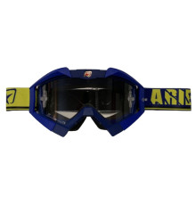 Ariete Riding Crows Окуляри Антифог Антицарап UV Roll-Off 2-шарова піна Синій/Жовтий