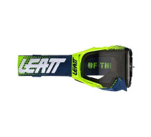 Leatt VelociЗАДНІ6.5 Goggle МотоОкуляри  Димчасте Дзеркало Сіра Лінза 58% Зелений Флуо/Синій