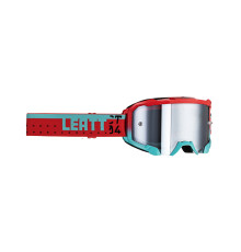 Leatt VelociЗАДНІ4.5 Iriz Goggle, мотоголки, паливний срібний 50%, дзеркальна лінза, синій/червоний