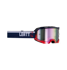 Leatt VelociЗАДНІ4.5 Iriz Goggle, мотогогли, дзеркальна фіолетова лінза, колір гранатовий/червоний/білий