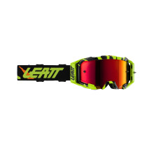 Leatt VelociЗАДНІ5.5 Iriz Goggle, мотогогли, дзеркальна червона лінза, чорний/жовтий флуо