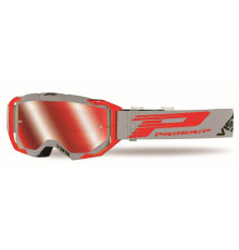 Progrip PG3303-288 FL МотоОкуляри  Антискретч, Антифог, Анти-UV, Світлочутливі, Сірий/Червоний