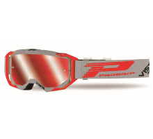 Progrip PG3303-288 FL МотоОкуляри  Антискретч, Антифог, Анти-UV, Світлочутливі, Сірий/Червоний