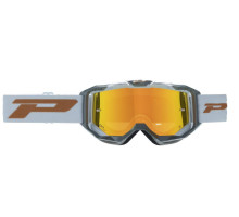 Progrip PG3303-406 FL мотоОкуляри  антискретч, антифог, анти-UV, світлочутливі, сірий, помаранчеве скло