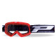Progrip PG3101-107 CH Kid дитячі мотогогgles прозора подвійна лінза 1мм No Fog Anti UV червоний
