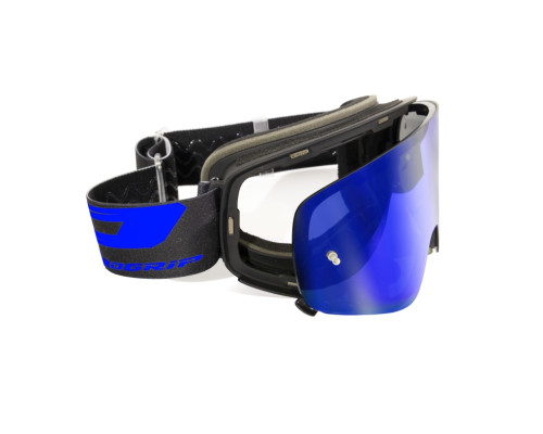 Progrip PG3205-181 Магнітні МотоОкуляри Антискретч Антифог Анти-UV Синя Лінза Чорний Матт