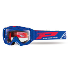 Progrip PG3303-104 TR мотогогли антискретч, антифог, анти-UV, світлочутливі, синій