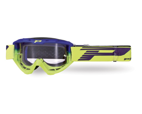 Progrip PG3450-264 LS Riot МотоОкуляри Антифог Антицарапини PG3210 Синій Жовтий Флуо