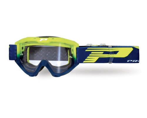 Progrip PG3450-309 LS Riot мотогогли антифог антицарапання жовтий флуо-синій