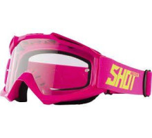 Shot Racing Окуляри Assault Neon Pink Прозора Лінза Рожевий