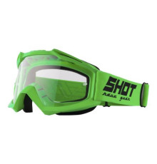 Shot Racing Окуляри Assault Solid Прозора Лінза Неоновий Зелений Fluo