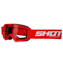Shot Racing Rocket Kid Дитячі МотоОкуляри  Прозора Лінза Червоний