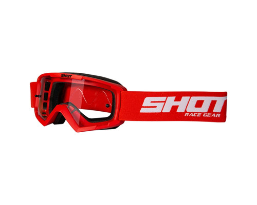 Shot Racing Rocket Kid Дитячі МотоОкуляри Прозора Лінза Червоний