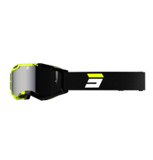 Shot Racing Iris 2.0 Fusion МотоОкуляри  Неон Жовтий Глянцевий Срібне Дзеркало