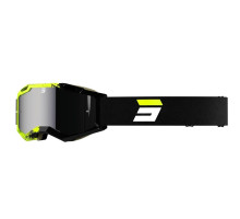 Shot Racing Iris 2.0 Fusion МотоОкуляри  Неон Жовтий Глянцевий Срібне Дзеркало