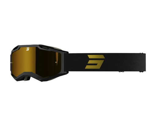 Shot Racing Iris 2.0 Tech МотоОкуляри Золотисте Дзеркало Чорний/Золотий