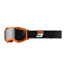 Shot Racing Окуляри Iris 2.0 Tech, мотокросові Окуляри , срібне дзеркальне скло, помаранчевий мат/чорний