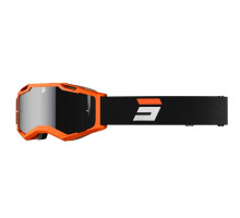 Shot Racing Окуляри Iris 2.0 Tech, мотокросові Окуляри , срібне дзеркальне скло, помаранчевий мат/чорний