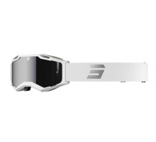 Shot Racing Iris 2.0 Tech МотоОкуляри  Сріблясте Дзеркало Білий/Срібний