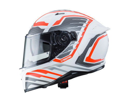 Caberg Avalon інтегральний шолом білий/сірий/помаранчевий флуо розмір XXL