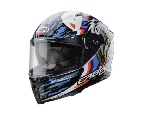 Caberg Avalon Hawk Шолом Інтегральний, Білий/Чорний/Синій, Розмір XXL
